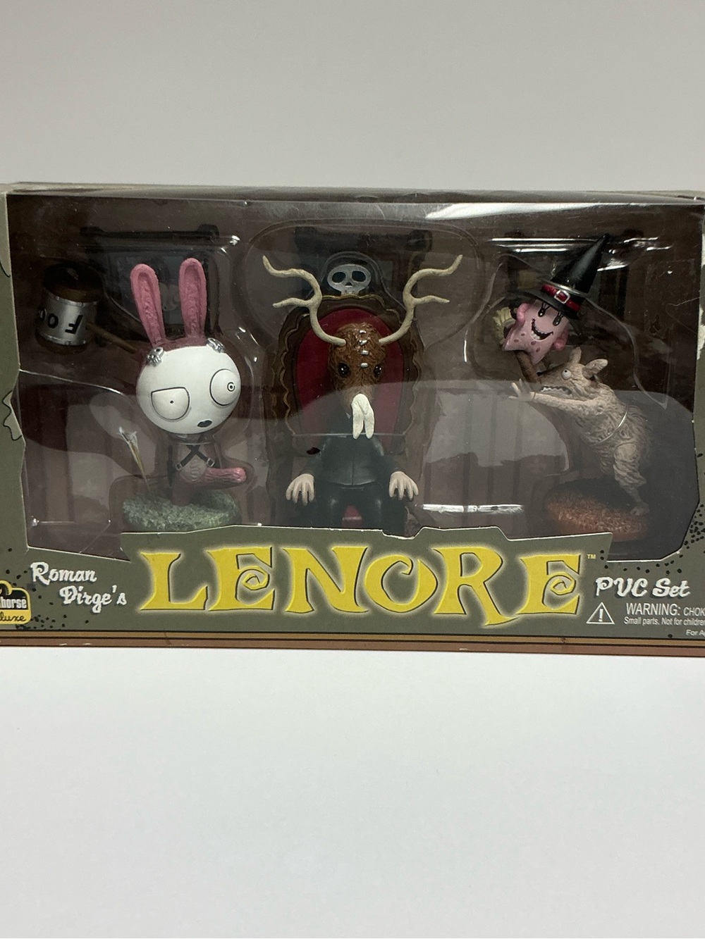 Lenore Little Dead Girl Collectible PVC Figures Set Taxidermy Spam Witch READ